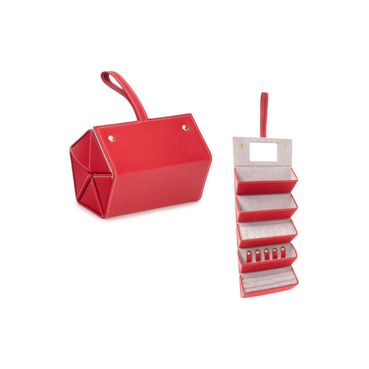 Leah Eyewear & Jewelry Case - Red