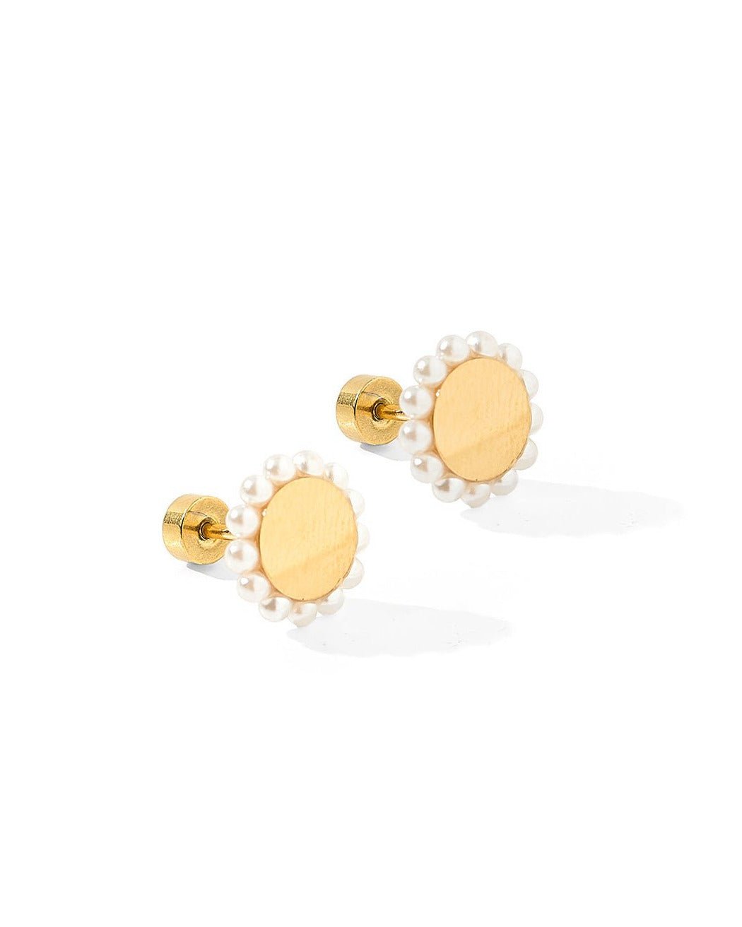 Screwback Stud Earrings - Alice Pearl