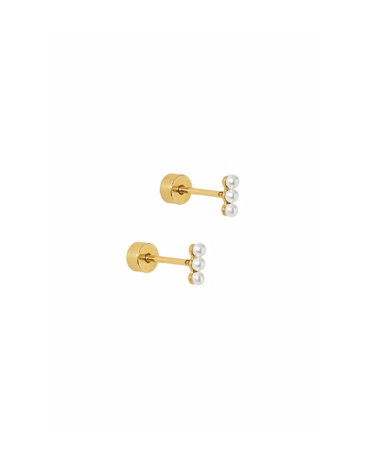 Screwback Stud Earrings - Janie Pearl