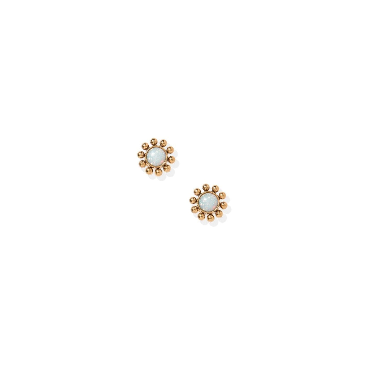 Screwback Stud Earrings - Serena Opal