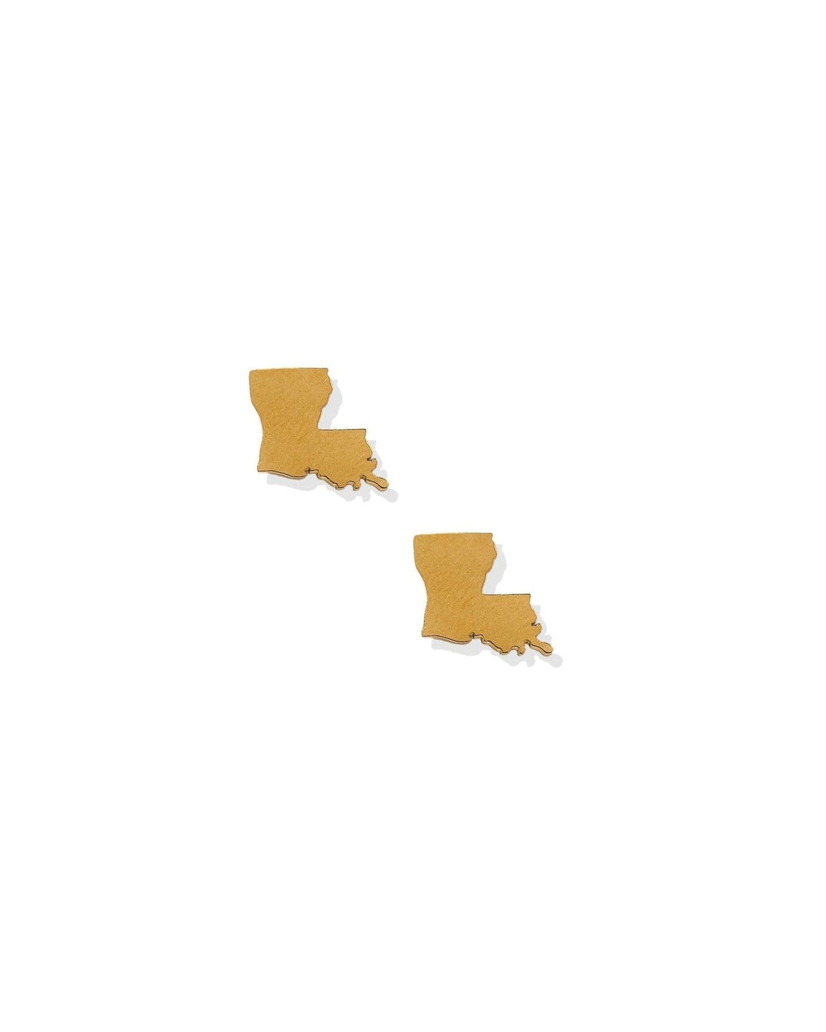Screwback Stud Earrings - State of Louisiana