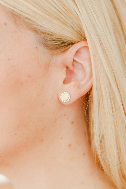 Screwback Stud Earrings - Alice Pearl