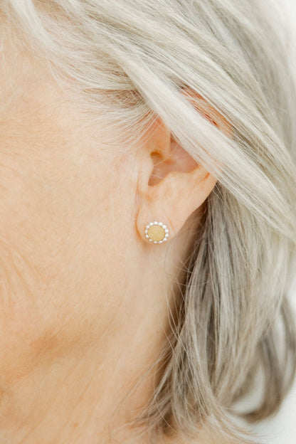 Screwback Stud Earrings - Alice Pearl