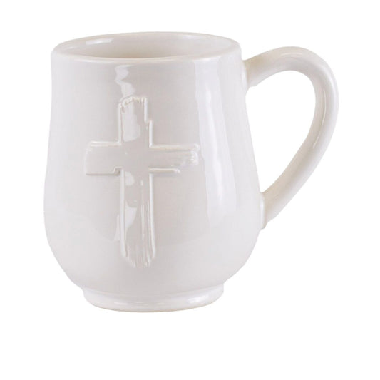 Cross Embossed Coffee Mug