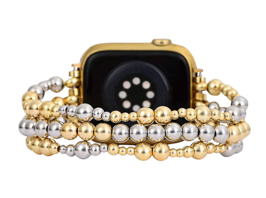 Mixed Metal Apple Watch Strap: