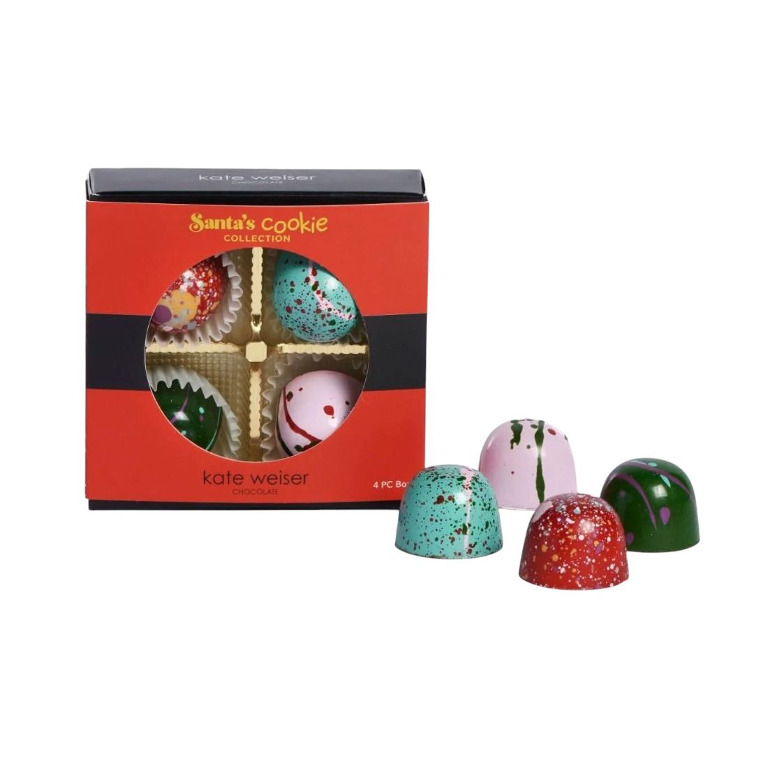 Santa's Cookie Collection - 4pc Chocolate Set