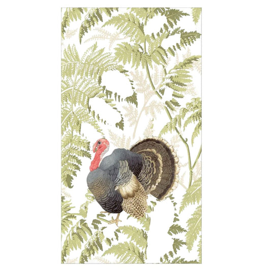 Turkey Amongst Ferns Guest Napkin Pack