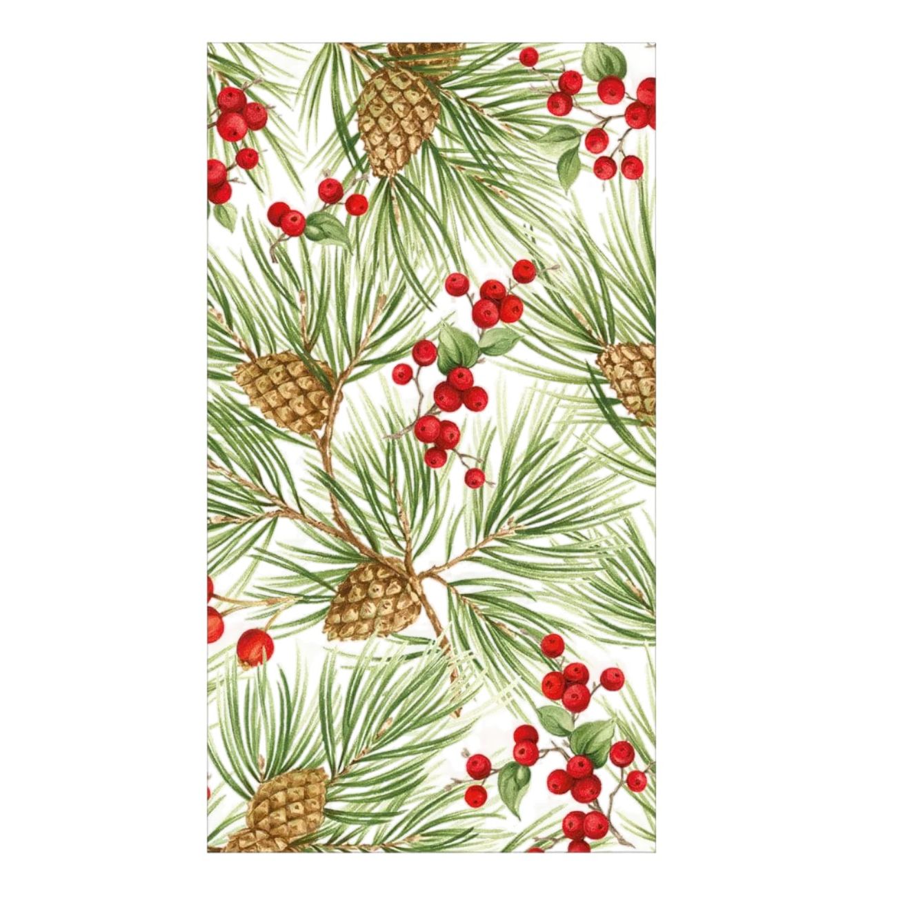 Evergreen + Berries Guest Napkin Pack