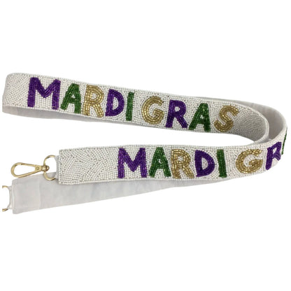 Beaded Mardi Gras Purse Strap