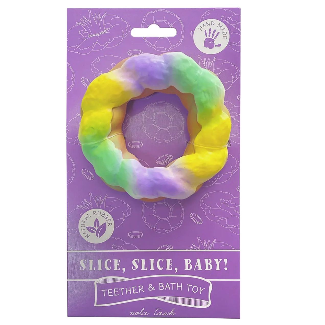 Slice, Slice, Baby King Cake Teether/Bath Toy