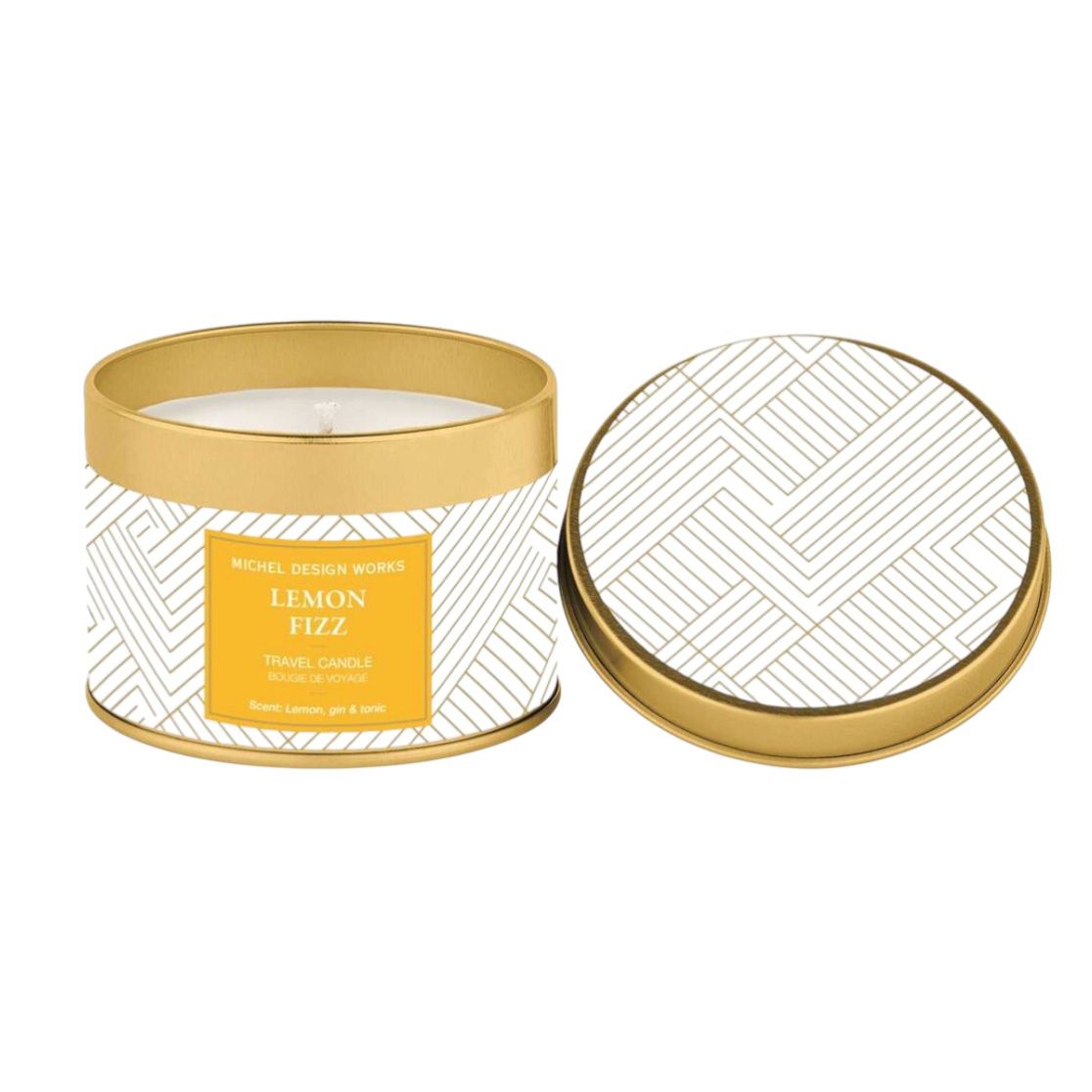 Lemon Fizz Tin Candle