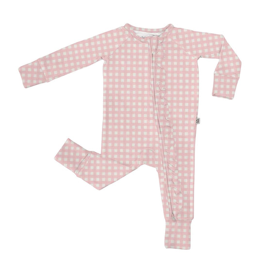 Cottage Pink Gingham Zip: