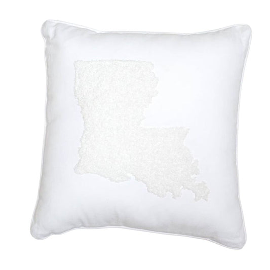 Louisiana Embroidered Pillow