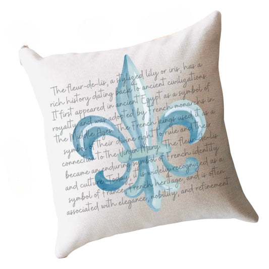 Fleur de List Definition Pillow