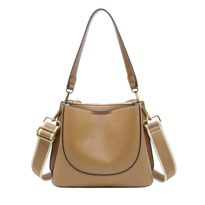 Corinna Shoulder Bag: Tan