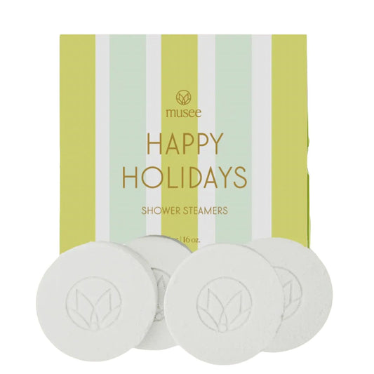 Happy Holidays Shower Steamers - Vanilla & Cashmere