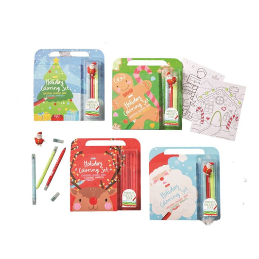 Holiday Coloring Book w/ Erasable Markers