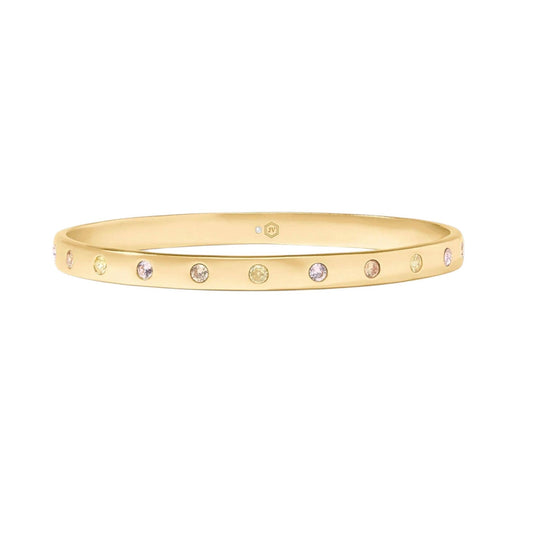 Rainbow Bangle - Champagne Radiance - M