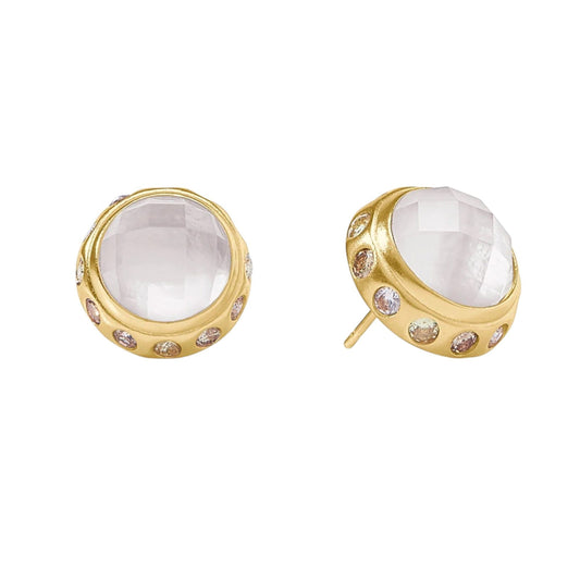 Rainbow Stud - Clear Crystal