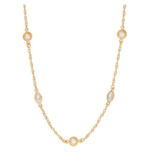 Monaco Delicate Station Necklace