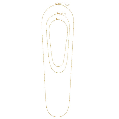 Solara Delicate Necklace - 24in Gold
