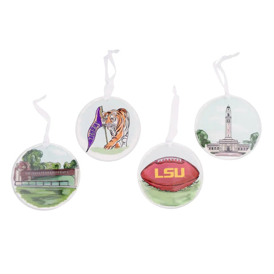 LSU Acrylic Ornament: