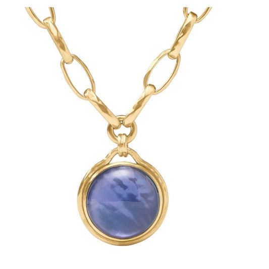 Solara Statement Necklace - Tanzanite Blue