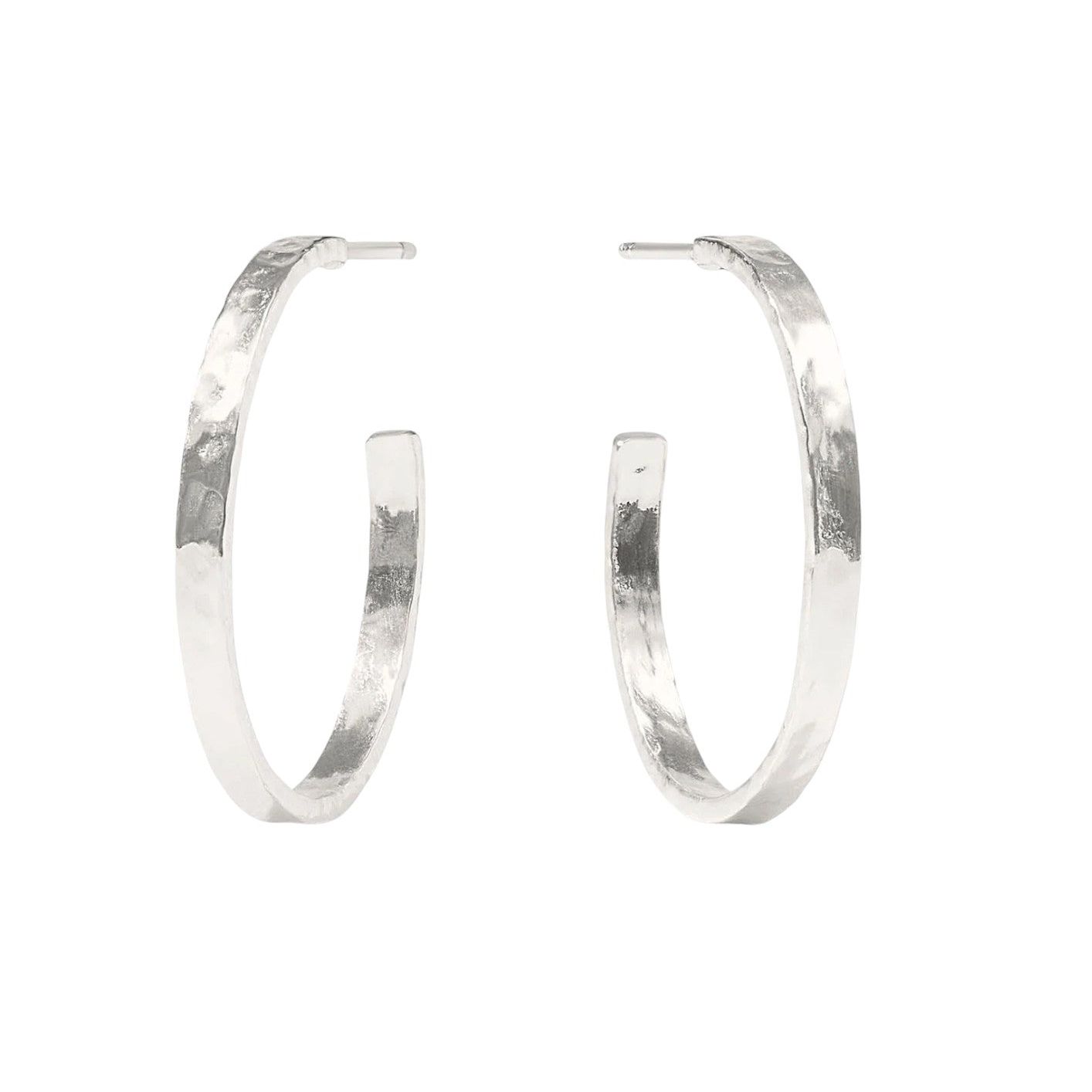 Crescent Hoop - Silver - XL