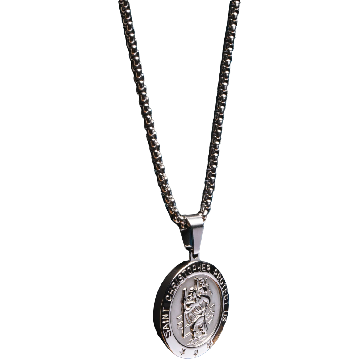 18" Saint Christopher Necklace