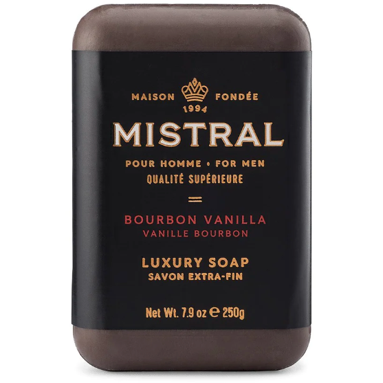 Mistral Men's Soap - Bourbon Vanilla