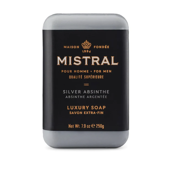 Mistral Men's Soap - Silver Absinthe