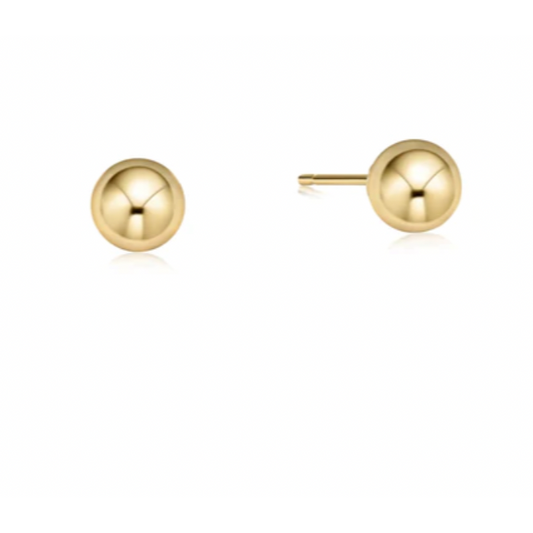 Classic 6mm Ball Stud Gold