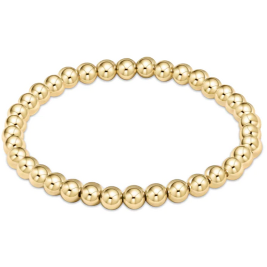 Classic Gold 5mm Bead Bracelet