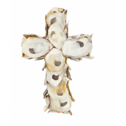 Oyster Shell Small Cross